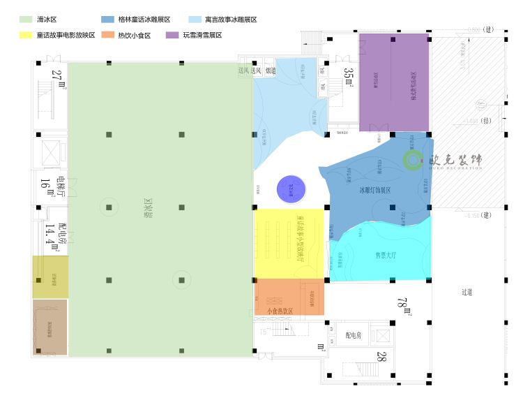 湛江商业空间设计-—茂德公冰雪天地