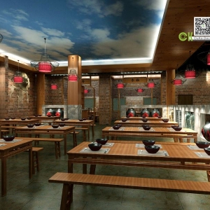 梅州餐饮空间设计-客家菜馆